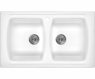 DEANTE LUSITANO 2-Chamber Sink bez odkapárce 50 x 86 cm b...