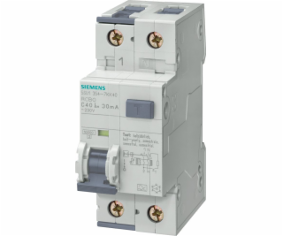 Kombinovaný spínač SIEMENS RCBO Typ 30Ma 10ka 1+N B10A 5S...