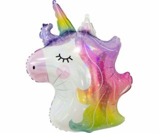 Godan fólie balón Unicorn (hlava) 75 cm lesklý