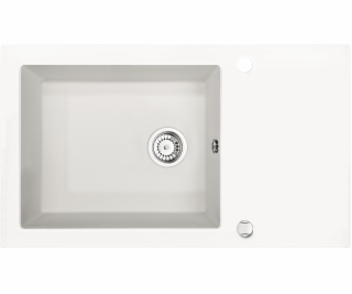 Deante Sink.Capella Alabaster + Glass-White, D 860x500X20...