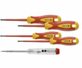 Högert Technician Screwdriver Set 1000 V Stal S2 + Vzorko...