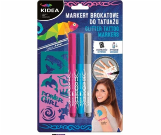 Kidea Tattoo Markers se šablonami Kidea