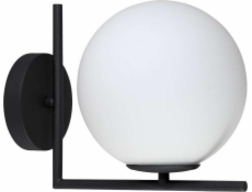 Mdeco nástěnná lampa nástěnná skleněná lampa Condi MBM-7475/1 Bla Mdeco Loft Luminaire Ball Ball Black White