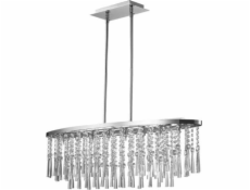 Závěsná lampa s reflektorem zavěšená lampa Chrome nad reflektorem Luxoria 9028828