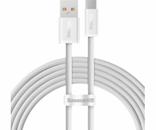 Kábel USB na USB-C Baseus radu Dynamic, 100 W, 2 m (biely)