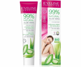 EVELINE EVELINE 99% Natural Aloe Vera Mírný depilační kré...