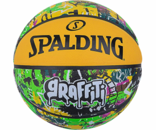 Spalding Graffiti Ball 84374Z Žlutá 7