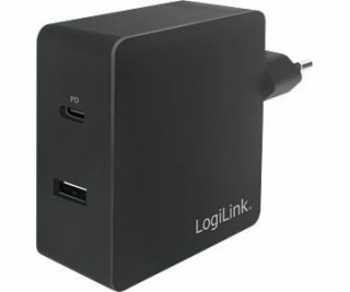 LogiLink USB Steckd Sedradapter 2pter, USB-C & USB-A, 65W...