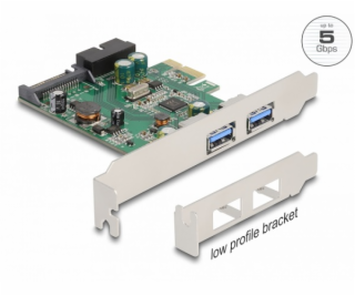 Delock PCI Express x1 Karta na 2 externí rozhraní USB 3.2...