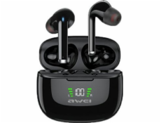 Sluchátka Awei Awei Bluetooth 5,2 TWS Sports Meadphones + Black/Black Dock