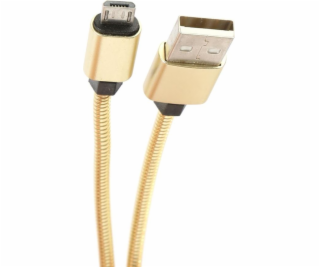 Kabel kovového kabelu Omega Micro-USB USB na USB 1.8A 1M