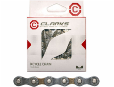 Clarks Bicycle Chain YBN C410 Single Speed ??(jediná rychlost, 1/2x1/8, 116 buněk, řetězový klip) Tmavý standard