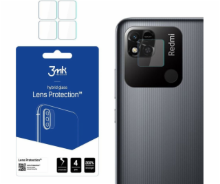 Hybridní sklo pro 3MK čočka Protection Redmi 10A [4 balení]