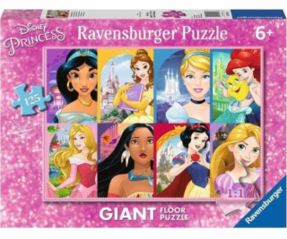 Puzzle 125el podlahová princezny. Disney Princess 097890 ...