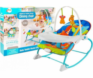 Leantoys Cradle Bujaczek Chives 2 in 1 Blue