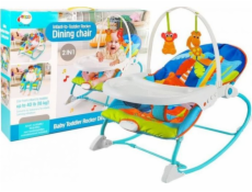 Leantoys Cradle Bujaczek Chives 2 in 1 Blue