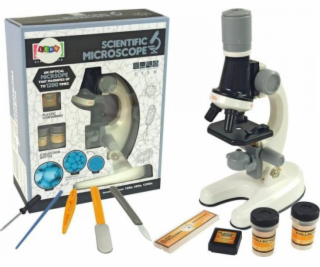 LeanToyys Mikrock Microscope Educational Set White