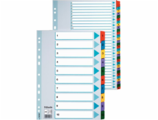 Spacery Esselte pro A4 Binder Binder Cardboard A-Z ALPHABETICKÝ (10K055F)