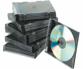 Krabice pro CD/DVD Slim Transparent 25 PC. (5706002022105)