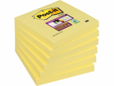 Post-It Samolesive Post-It Super lepkavé (654-6SCY-EU), 76x76mm, 1x90 karty, žluté