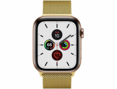 Crong z nerezové oceli Crong Milano Steel pro Apple Watch 42/44 mm zlato