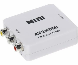 AV RCA (CINCH) Adaptér X3 - HDMI WHITE (AV/HDMI)