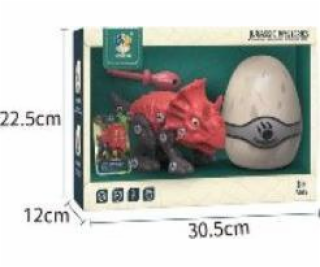 Import Leantoys Triceratops Dinosaur Set s šroubovákem pr...