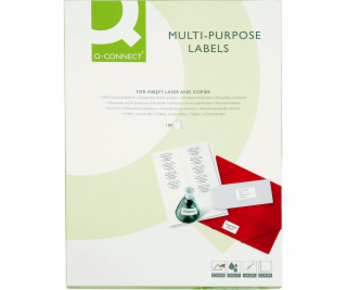 PBS Connect Universal Labels Q-Connect 70x36mm White 100a...