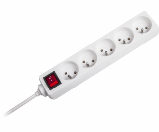 Kemot Up Power Strip. 5 Sockets 1,5 m White (urz3032-1.5)