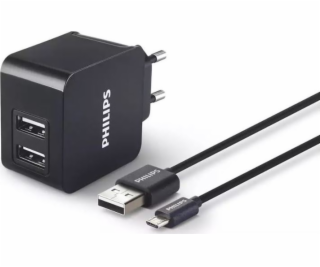 Philips Charger DLP2307U/12 2x USB-A 3,1 A (DLP2307U/12)