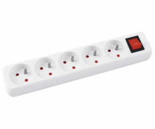 Kancelářské výrobky Supply Strip 5 Sockets 1,5 m White (1...