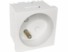 Alantec Modular Electrical Socket 2P+Z, 45x45, Standard, White Alantec - Alantec