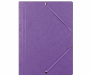 Složka Donau s Eraser A4 3-kože 390GSM Purple (8643080-23PL)