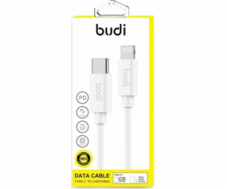 USB Budi USB -C kabel - Lightning 1 M White (BD195)