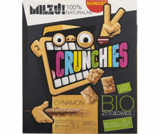 Milzu Milzu Crunchies żytnio - Cinnamon Oatmeal - 250 g