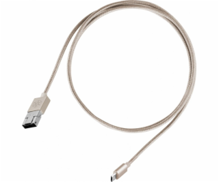 USB USB -A Silverstone Cable - MicroUSB 1 M Zloty (52013)