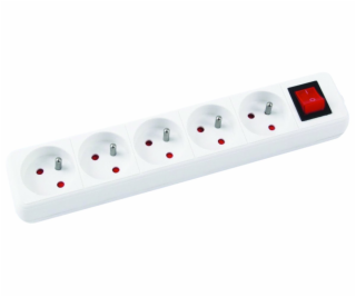 Kancelářské výrobky Supply Strip 5 Sockets 3 M White (131...