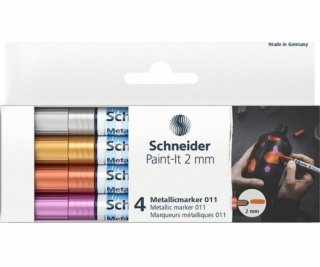 Schneider Marker Schneider Paint-it Metallic 4 kusy (stří...