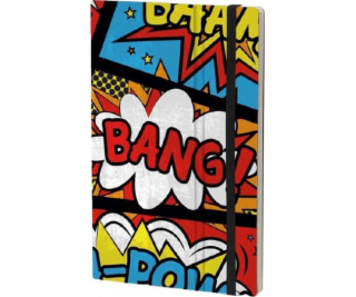 Bang21 x 13 cm notebook papír/lepenka se slonovinou