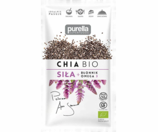 Purella Food Chia Bio. Platnost. Vlákno + omega 3 50 g