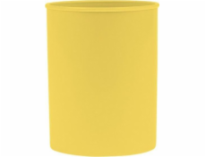 Donau Donau Life, Pastel, 95x75mm Pens Container, Round, Yellow