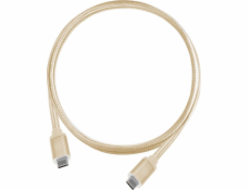 USB USB-C Silverstone Cable-USB-C 0,5 M Zloty (52039)