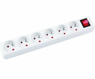 Kancelářské výrobky Supply Strip 6 Sockets 5 m White (131...