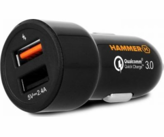 Hammer Car Express 2x USB-A nabíječka (69339)