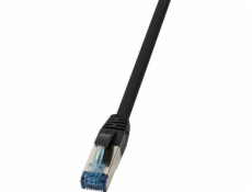 LogiLink Patchcable Cat6a S / FTP AWG 27 f. Průmyslová černá 0,5 m (CQ6025S)