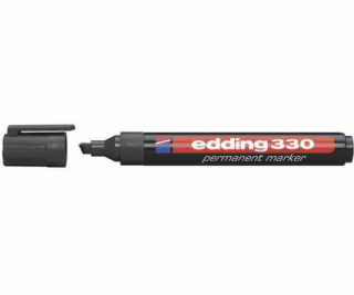 Edding Marker Permanent 330 Cut Tip Black (EG1004)