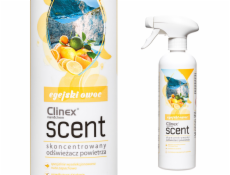 Clinex koncentrovaný osvěžovač vzduchu stříkaný na povrchy Clinex Scent - Egean Fruit 500ml Koncentrovaný osvěžovač vzduchu nastříkán na povrchy Clinexové vůně - Egejské ovoce 500ml