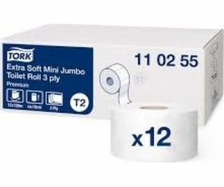 Tork toaletní papír mini jumbo premium White Extra Soft 1...