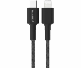 USB CABLE TYPE-C TO IPHONE 3.6A BLACK SOMOSTEL POWER 18W ...