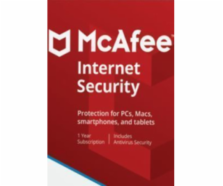 Zariadenie McAfee Internet Security 3 12 mesiacov